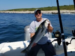 Catching Sea Bass on Cuttyhunk Island