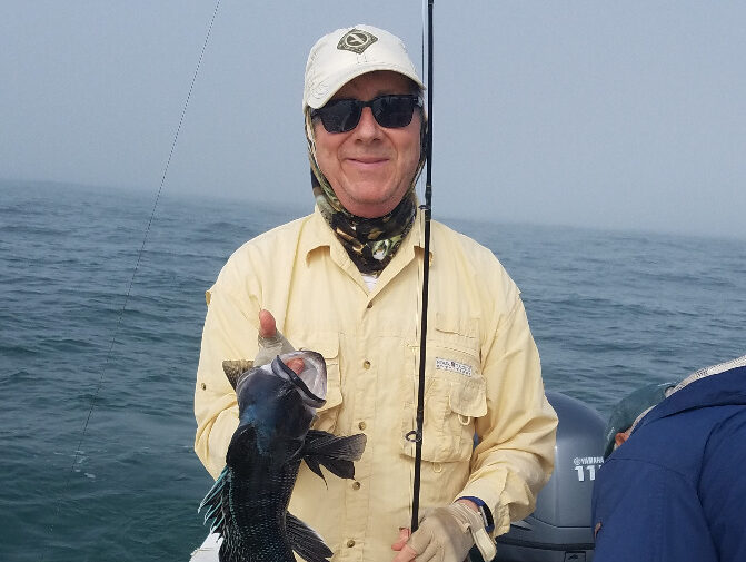 Catching fish on Cuttyhunk Island